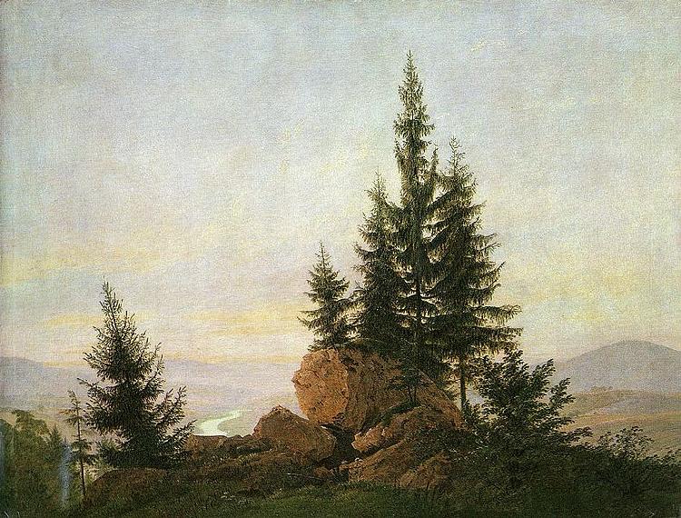 Caspar David Friedrich Ausblick ins Elbtal